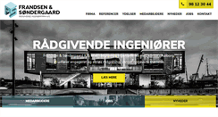 Desktop Screenshot of frandsen-sondergaard.dk